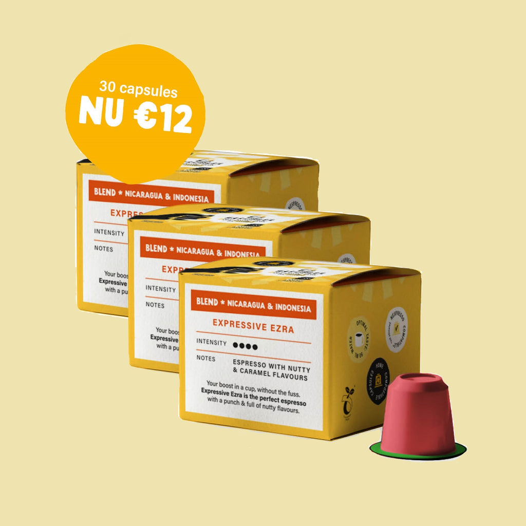30 capsules 'Espresso', nu voor € 12