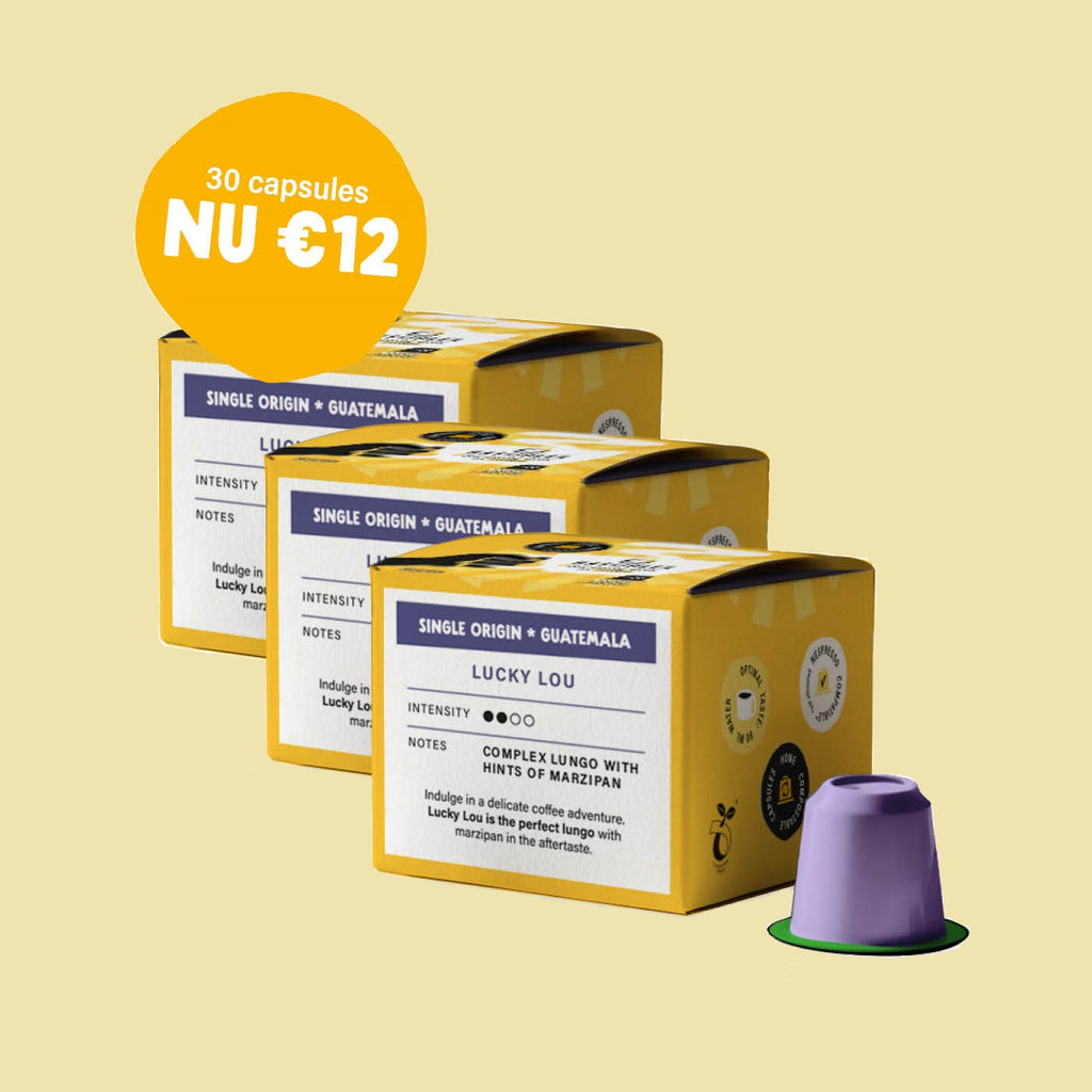 30 capsules 'Lungo', nu voor € 12