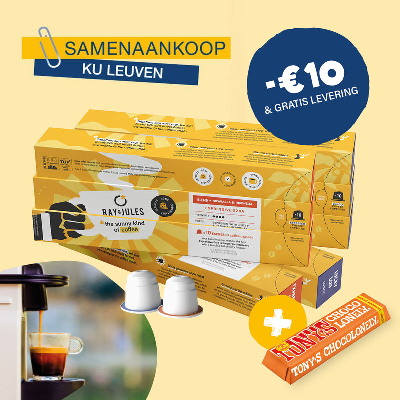 Samenaankoop KULeuven - Koffiecapsules