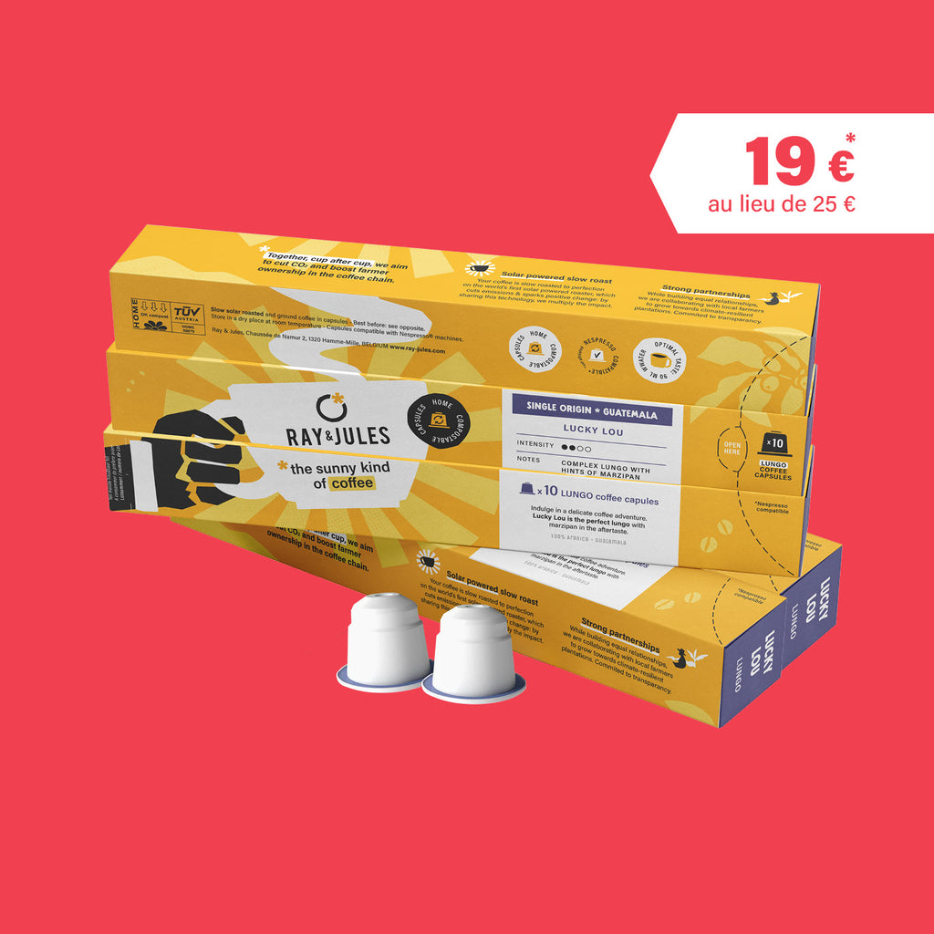 Coffee package 'Lungo' capsules - Le Vif